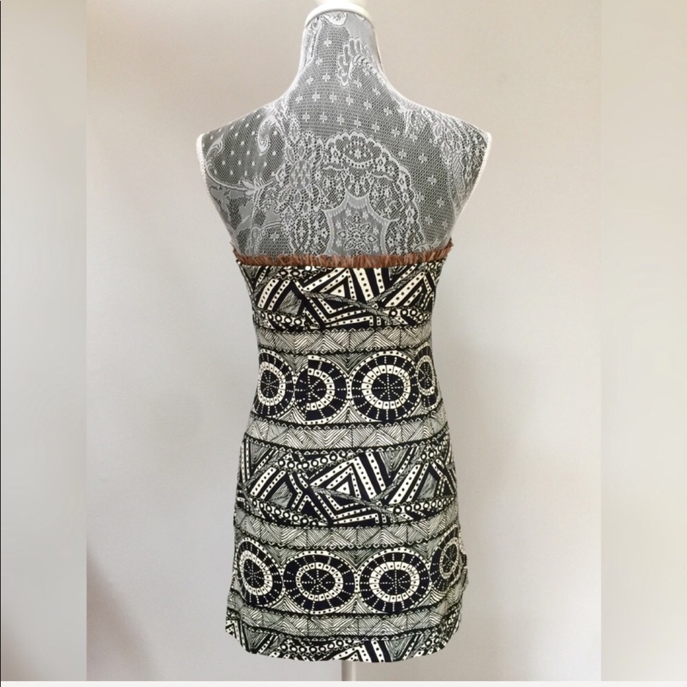 Alexis Strapless Tribal Mini Dress - Picture 2 of 6